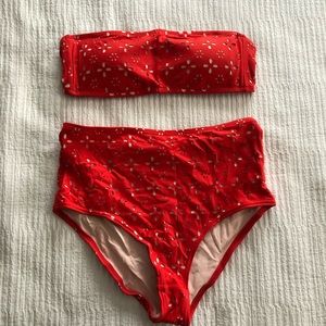 J. Crew Eyelet Bikini